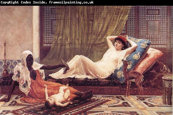 Frederick Goodall A New Attraction in t he Harem